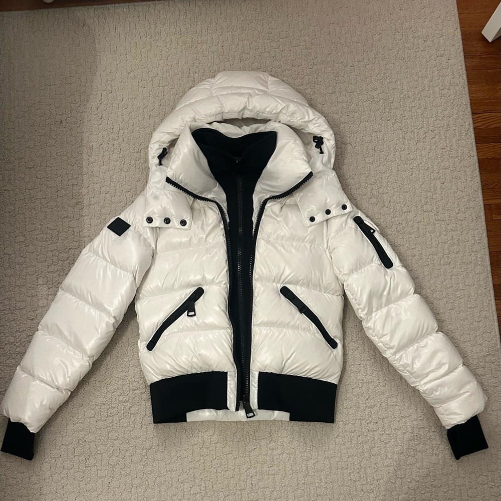 SAM White Bomber Jacket